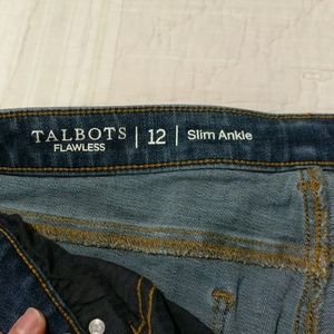Talbot's Slim ankle jeans
